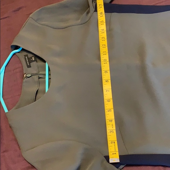 Army green Ann Taylor Shift dress - Picture 5 of 7